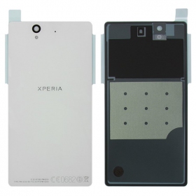 Sony Xperia Z L36h C6602 / Xperia Z C6603 aizmugurējais baterijas vāciņš (balts)