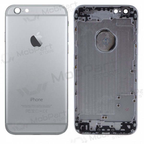 Apple iPhone 6 aizmugurējais baterijas vāciņš pelēks (space grey) (lietots grade B, oriģināls)