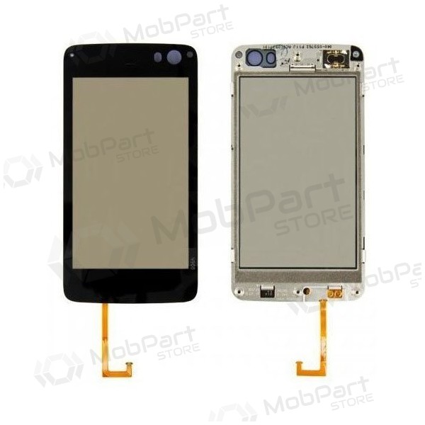 Nokia N900 skārienjūtīgais ekrāns / panelis (ar rāmīti) Nokia N900 skārienjūtīgais ekrāns / panelis (ar rāmīti)