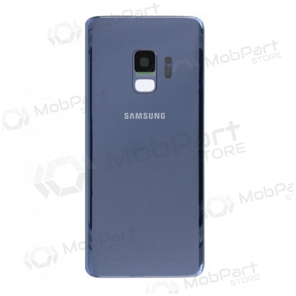Samsung G960F Galaxy S9 aizmugurējais baterijas vāciņš zils (Coral Blue) (lietots grade A, oriģināls)