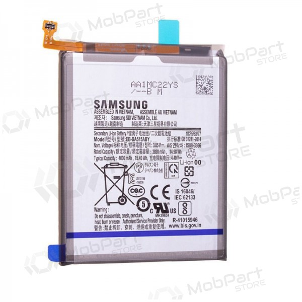 Samsung Galaxy A51 baterija, akumuliatorius (oriģināls) Samsung Galaxy A51 baterija, akumuliatorius (oriģināls)