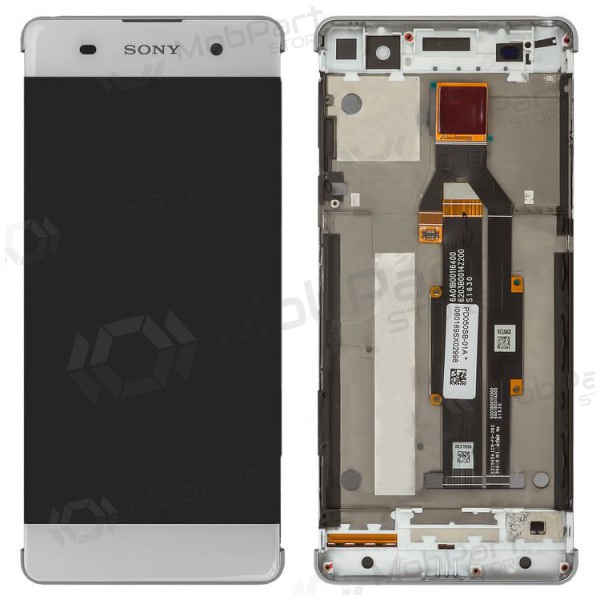 Sony F3111 / F3112 Xperia XA ekrāns (balts) (ar rāmīti) (service pack) (oriģināls)