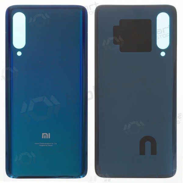 Xiaomi Mi 9 aizmugurējais baterijas vāciņš (zils)