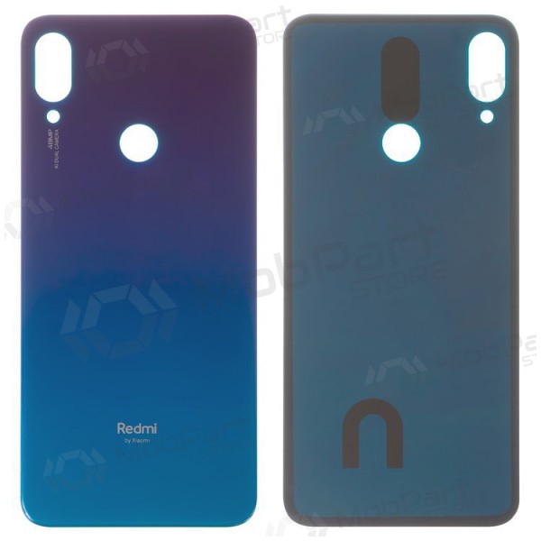 Xiaomi Redmi Note 7 aizmugurējais baterijas vāciņš (zils)