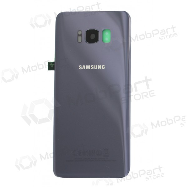 Samsung G950F Galaxy S8 aizmugurējais baterijas vāciņš violetinė (Orchid grey) (lietots grade C, oriģināls)