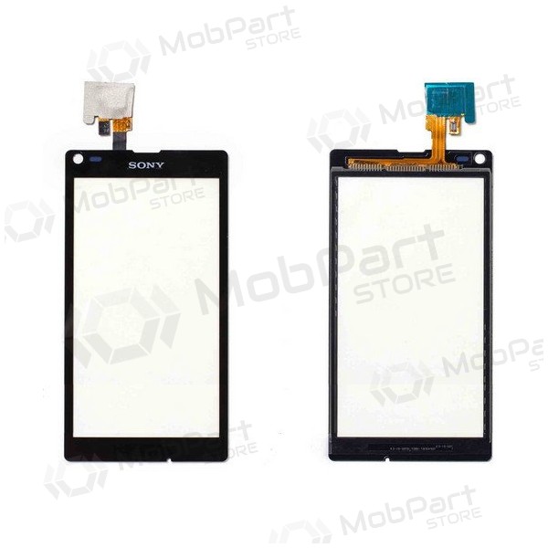 Sony Xperia L C2104 S36 / Xperia L C2105 S36h skārienjūtīgais ekrāns / panelis (melns)
