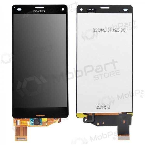 Sony Xperia Z3 Compact D5803 / D5833 ekrāns (melns) - Premium