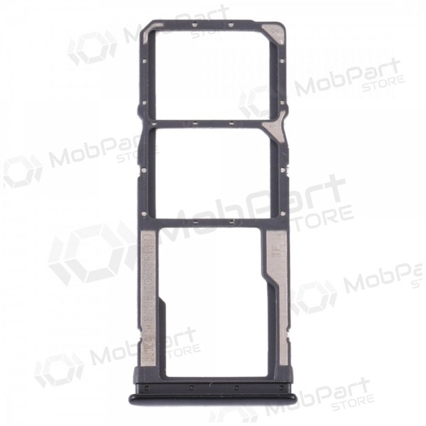 Xiaomi Redmi Note 8 / Redmi Note 8 2021 SIM kartes turētājs melns (Space Black)