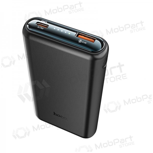 Ārējā baterija Power Bank Hoco Q1 Type-C PD 20W+Quick Charge 3.0 (3A) 10000mAh melns Ārējā baterija Power Bank Hoco Q1 Type-C PD 20W+Quick Charge 3.0 (3A) 10000mAh melns