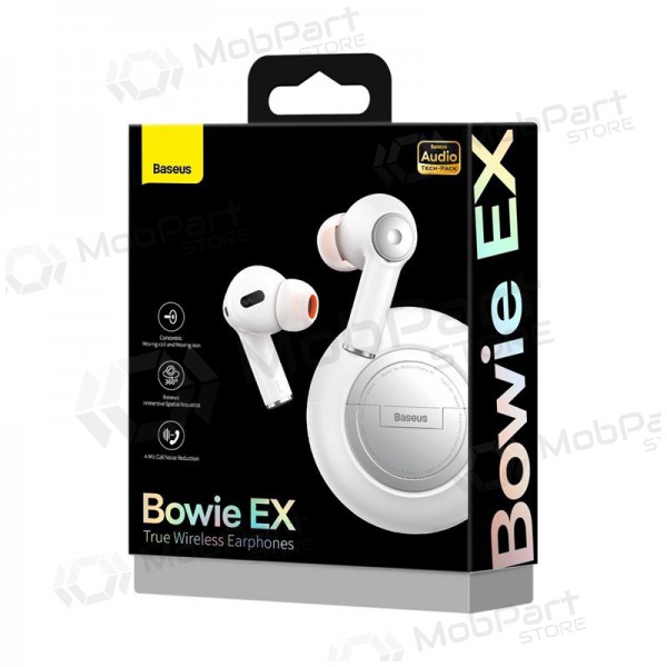 Bezvadu brīvroku aprīkojums Baseus Bowie EX NGTW170002 (balta) Bezvadu brīvroku aprīkojums Baseus Bowie EX NGTW170002 (balta)