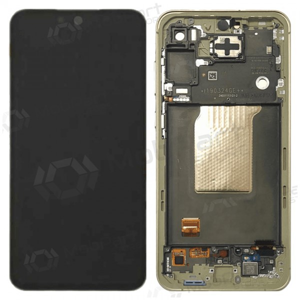 Samsung Galaxy A55 ekrāns (Awesome Lemon) (ar rāmīti) (oriģināls) Samsung Galaxy A55 ekrāns (Awesome Lemon) (ar rāmīti) (oriģināls)
