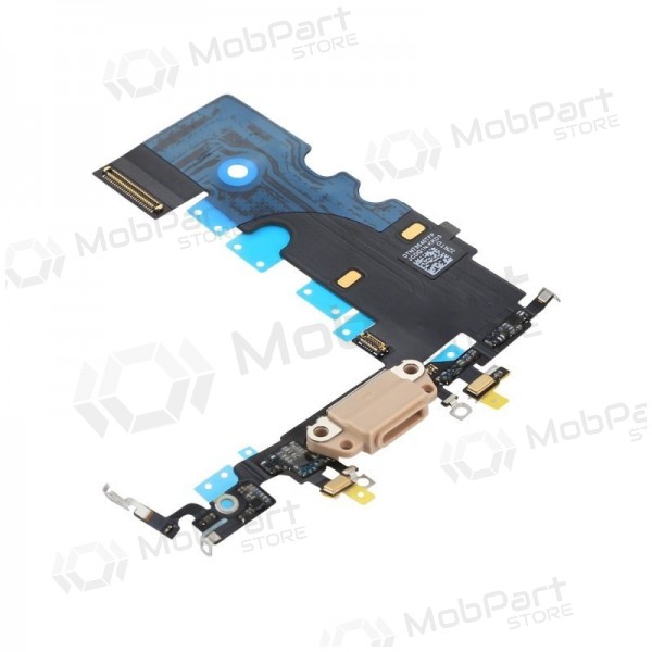 Apple iPhone 8 / SE 2020 uzlādes ligzda un mikrofona šleife (zelta krāsā) (lietots, oriģināls) Apple iPhone 8 / SE 2020 uzlādes ligzda un mikrofona šleife (zelta krāsā) (lietots, oriģināls)