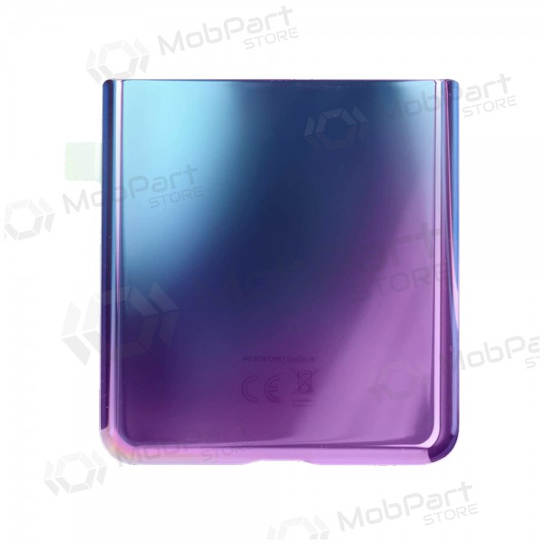 Samsung F700 Galaxy Z Flip aizmugurējais baterijas vāciņš (violets) (lietots grade A, oriģināls)