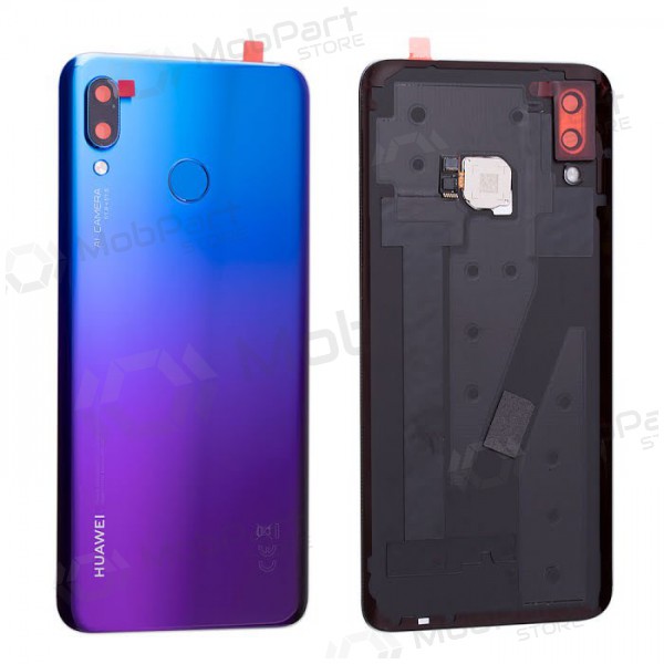 Huawei Nova 3 aizmugurējais baterijas vāciņš violets (Iris Purple) (lietots grade B, oriģināls)