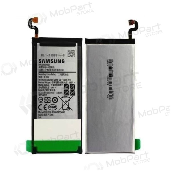 Samsung G935F Galaxy S7 Edge (EB-BG935ABE) baterija / akumulators (3600mAh) (lietots grade B, oriģināls)