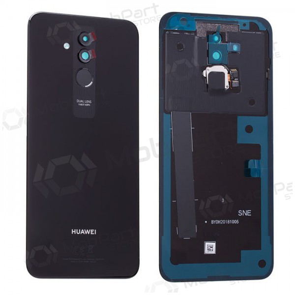 Huawei Mate 20 Lite aizmugurējais baterijas vāciņš (melns) (lietots grade C, oriģināls)