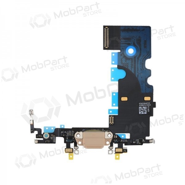 Apple iPhone 8 / SE 2020 uzlādes ligzda un mikrofona šleife (zelta krāsā) (lietots, oriģināls) Apple iPhone 8 / SE 2020 uzlādes ligzda un mikrofona šleife (zelta krāsā) (lietots, oriģināls)
