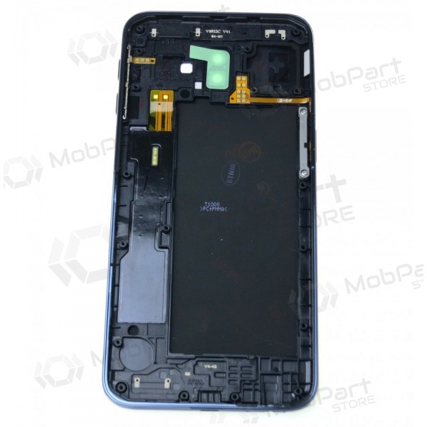 Samsung J610 Galaxy J6+ 2018 aizmugurējais baterijas vāciņš (melns) (lietots grade C, oriģināls)