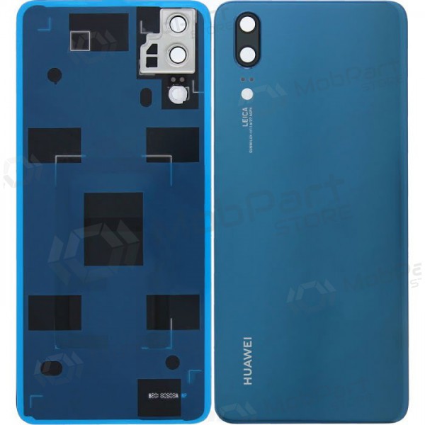 Huawei P20 aizmugurējais baterijas vāciņš (zils) (lietots grade B, oriģināls) Huawei P20 aizmugurējais baterijas vāciņš (zils) (lietots grade B, oriģināls)
