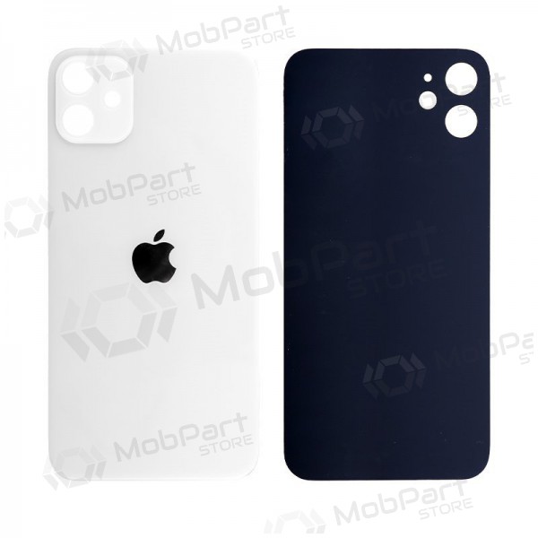 Apple iPhone 11 aizmugurējais baterijas vāciņš (balts)