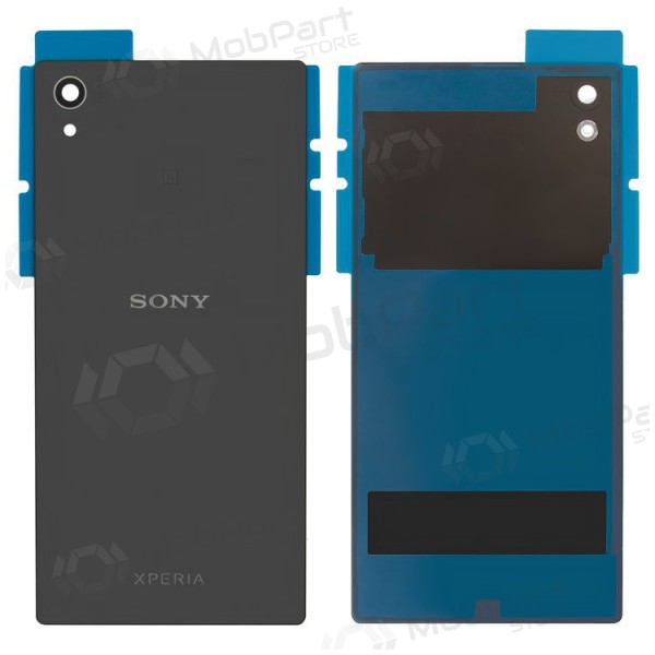 Sony Xperia Z5 E6603 / Z5 E6633 / Z5 E6653 / Z5 E6683 aizmugurējais baterijas vāciņš (pelēks) (grafitinis melns)