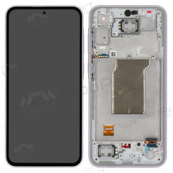 Samsung Galaxy A35 ekrāns (Awesome Lilac) (ar rāmīti) (oriģināls) Samsung Galaxy A35 ekrāns (Awesome Lilac) (ar rāmīti) (oriģināls)
