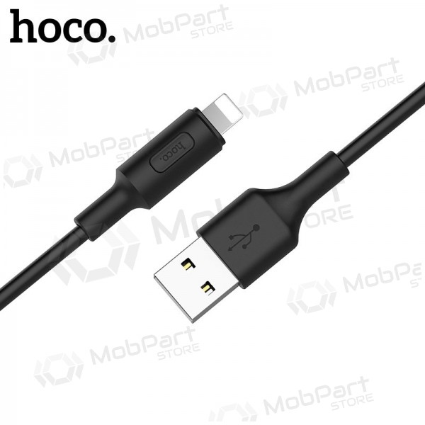 USB kabelis HOCO X25 lightning 1.0m (melns)