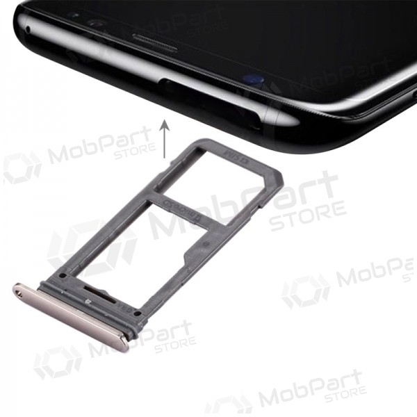 Samsung G950F Galaxy S8 / G955F Galaxy S8+ SIM kartes turētājs (zelta) Samsung G950F Galaxy S8 / G955F Galaxy S8+ SIM kartes turētājs (zelta)