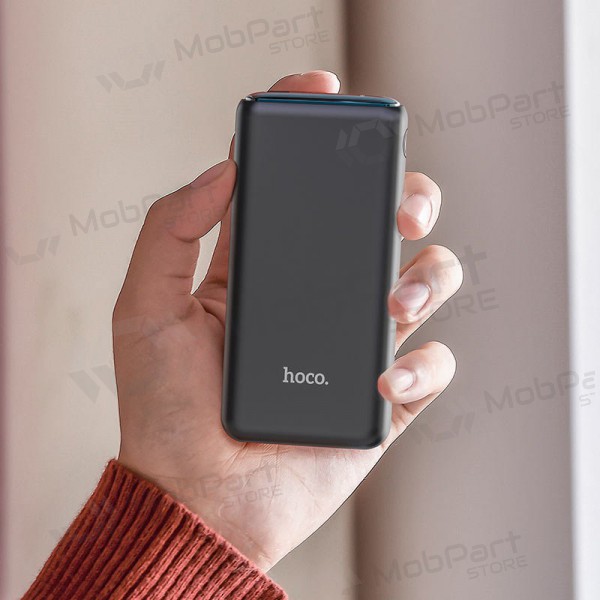 Ārējā baterija Power Bank Hoco Q1 Type-C PD 20W+Quick Charge 3.0 (3A) 10000mAh melns Ārējā baterija Power Bank Hoco Q1 Type-C PD 20W+Quick Charge 3.0 (3A) 10000mAh melns
