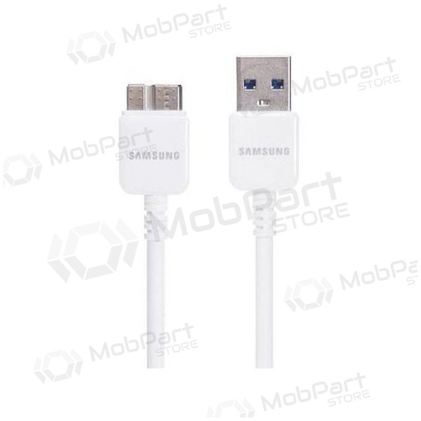 Samsung N9005 / N7200 Note 3 microUSB (ET-DQ11Y1WE) kabelis (balts) (1,5M)