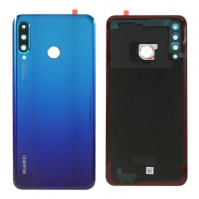 Huawei P30 Lite / P30 Lite New Edition 2020 48MP aizmugurējais baterijas vāciņš (Peacock Blue) (lietots grade C, oriģināls)