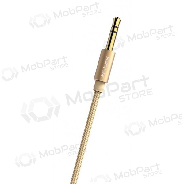 Audio adapteris 3,5mm į 3,5mm Borofone BL3 (zelta)