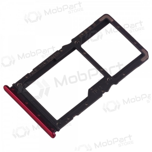 Xiaomi Redmi Note 7 SIM kartes turētājs (sarkans)