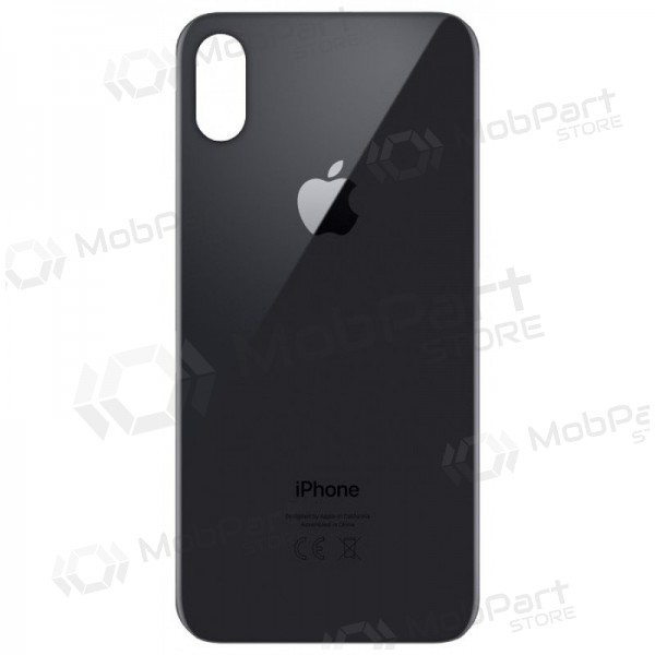 Apple iPhone X aizmugurējais baterijas vāciņš pelēks (space grey)