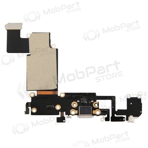 Apple iPhone 6S Plus uzlādes ligzda un mikrofona šleife (balta)