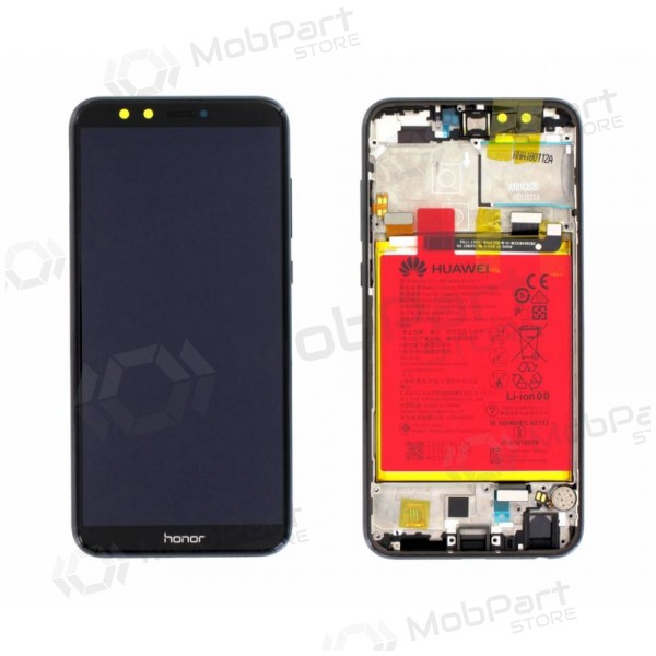Huawei Honor 9 Lite ekrāns (melns) (ar rāmīti un baterija) (service pack) (oriģināls)