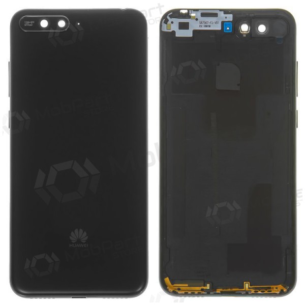 Huawei Y6 2018 aizmugurējais baterijas vāciņš (melns)