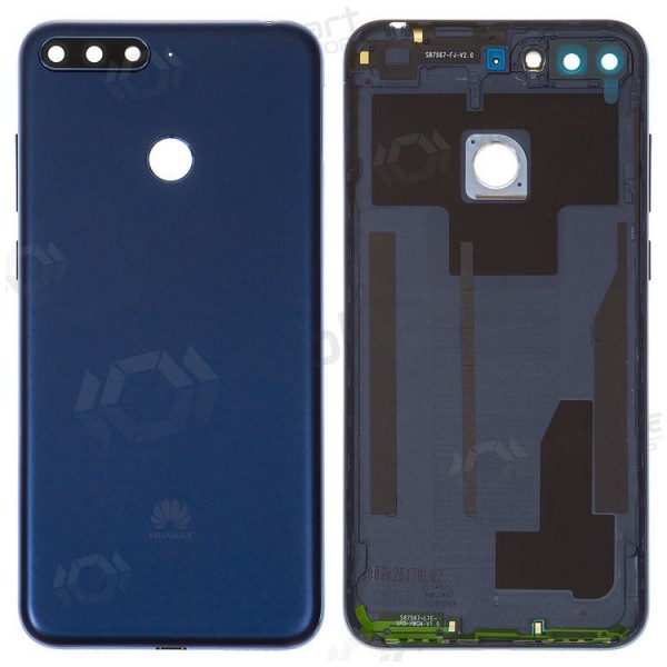 Huawei Y6 Prime 2018 / Honor 7C (AUM-L41) aizmugurējais baterijas vāciņš (zils)