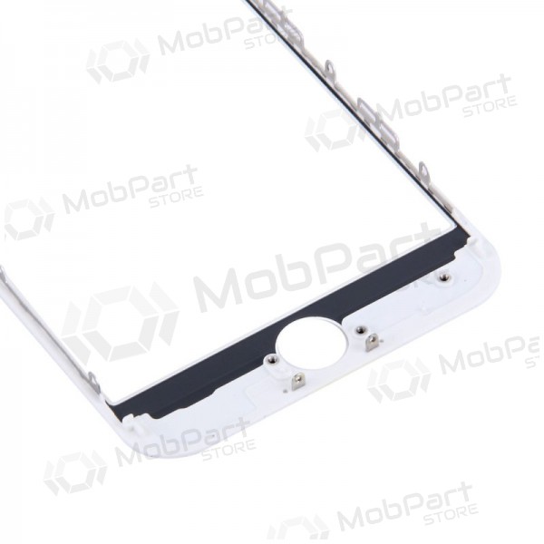Apple iPhone 7 Plus ekrāna stikliņš ar rāmīti un OCA (balts) (v2) (for screen refurbishing) - Premium
