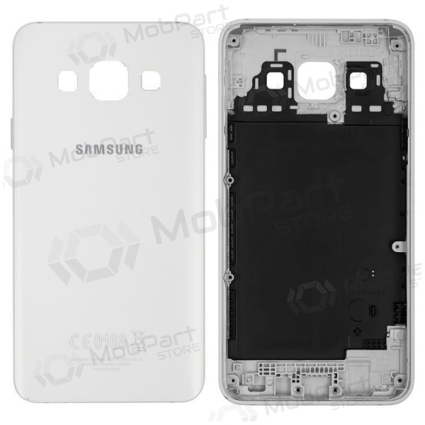 Samsung A300F Galaxy A3 aizmugurējais baterijas vāciņš balts (Pearl White) (lietots grade A, oriģināls)