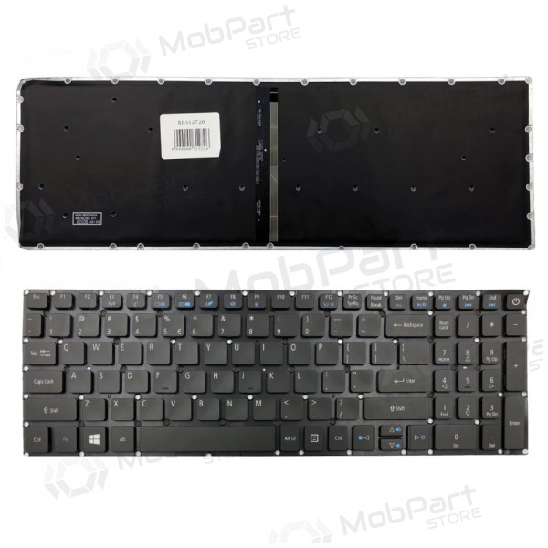 Acer: Aspire E5-573, E5-573TG klaviatūra