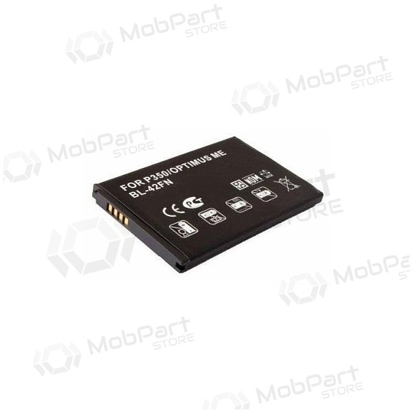 LG BL-42FN (P350, Optimus Me) baterija / akumulators (1280mAh) LG BL-42FN (P350, Optimus Me) baterija / akumulators (1280mAh)