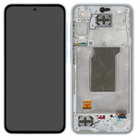 Samsung Galaxy A35 ekrāns (Awesome Iceblue) (ar rāmīti) (oriģināls)