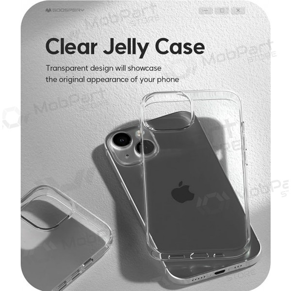 Apple iPhone 11 maciņš Mercury Goospery "Jelly Clear" (caurspīdīgs)