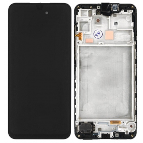 Samsung Galaxy A16 5G ekrāns (melns) (ar rāmīti) (oriģināls)