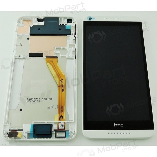 HTC Desire 816 ekrāns (balts) (ar rāmīti) (service pack) (oriģināls)