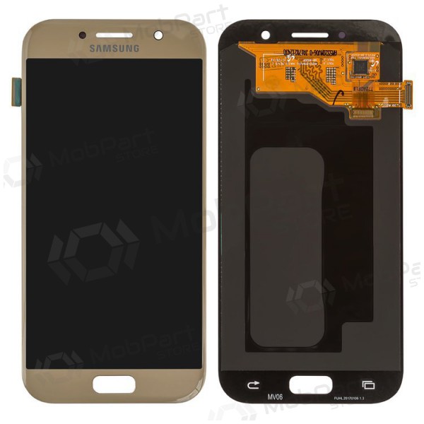 Samsung A520F Galaxy A5 (2017) ekrāns (zelta) (service pack) (oriģināls)