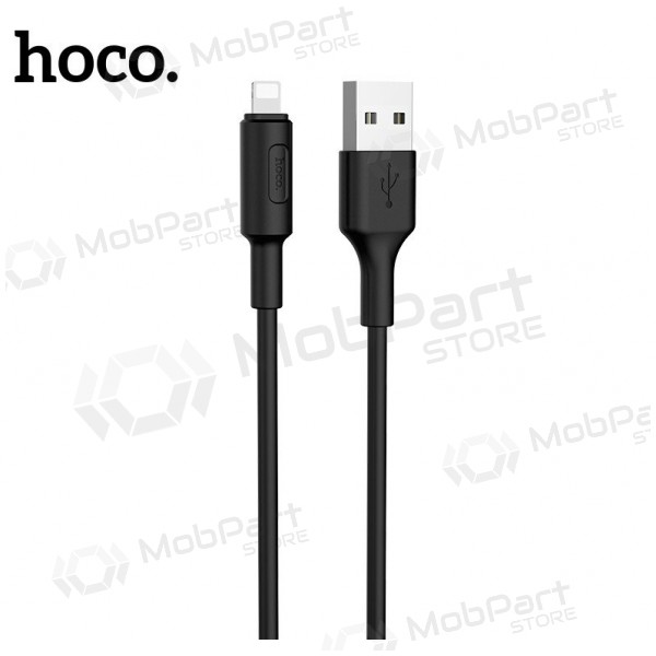 USB kabelis HOCO X25 lightning 1.0m (melns)