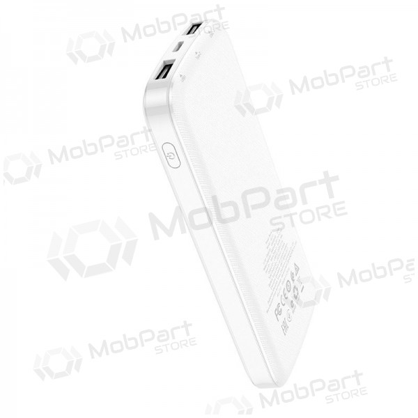 Ārējā baterija Power Bank Borofone BJ17 2xUSB 10000mAh balta