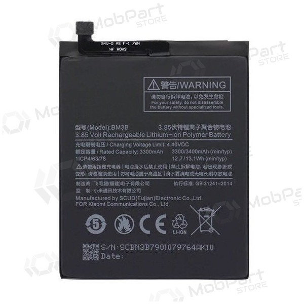 Xiaomi Redmi Mix 2 / Mix 2S baterija / akumulators (BM3B) (3400mAh) Xiaomi Redmi Mix 2 / Mix 2S baterija / akumulators (BM3B) (3400mAh)
